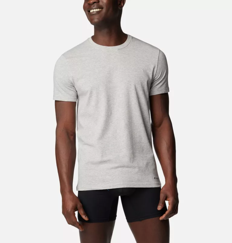 CAMISETA MASCULINO COLUMBIA COTTON/STRETCH CREW-NECK TEE 3 PACK SOLID